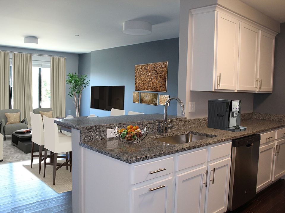 Kitchen Flow with Living Room