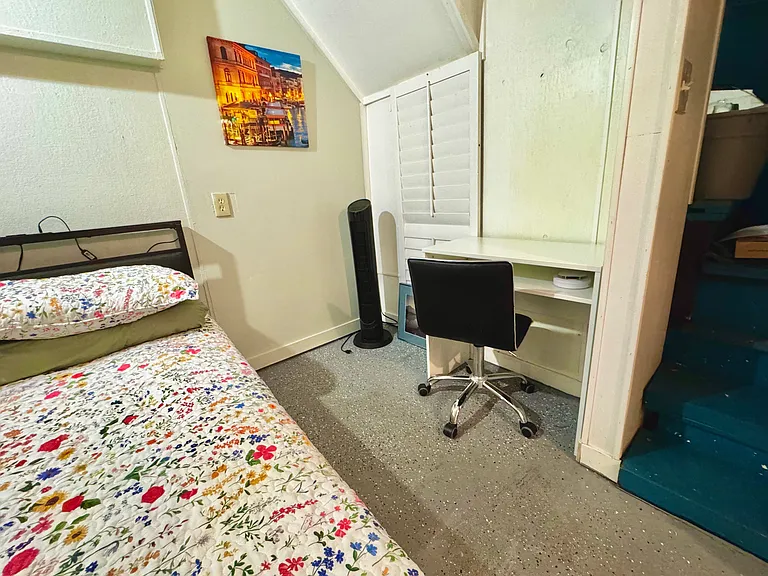 desk and chair
