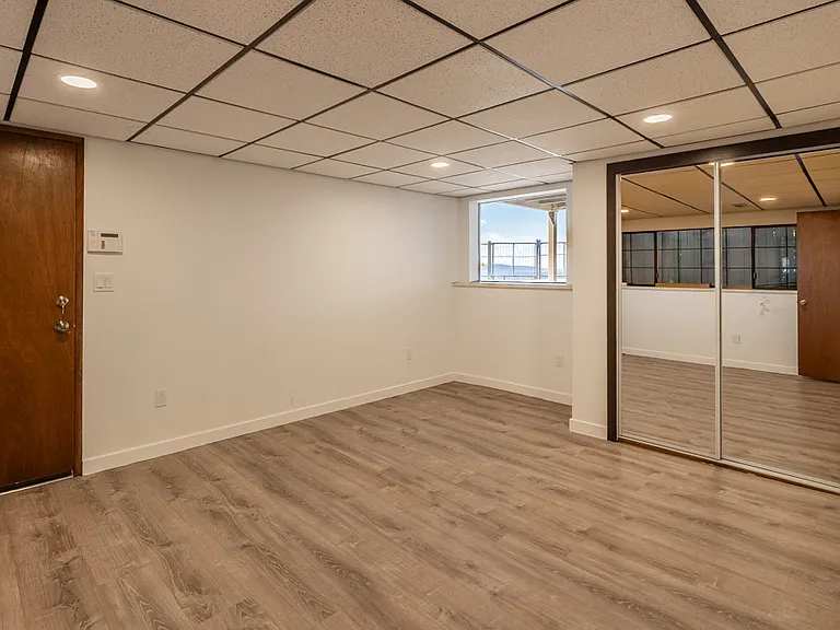 2nd bedroom with Puget Sound views and large closet