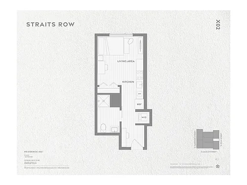 Floor plan S1 - Studio Unit