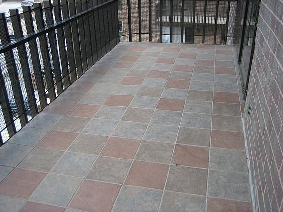 Large Balcony with safety screen