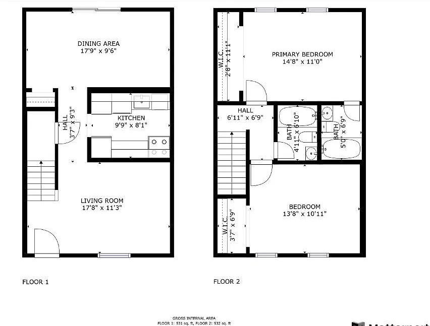 2 bed, 1063 sqft, $1,300 — Photo 2