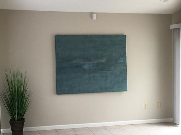 Living room with mountain views