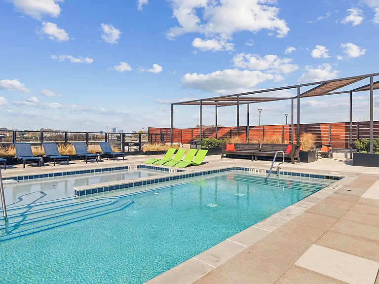 Catch some rays or cool off poolside with skyline views.