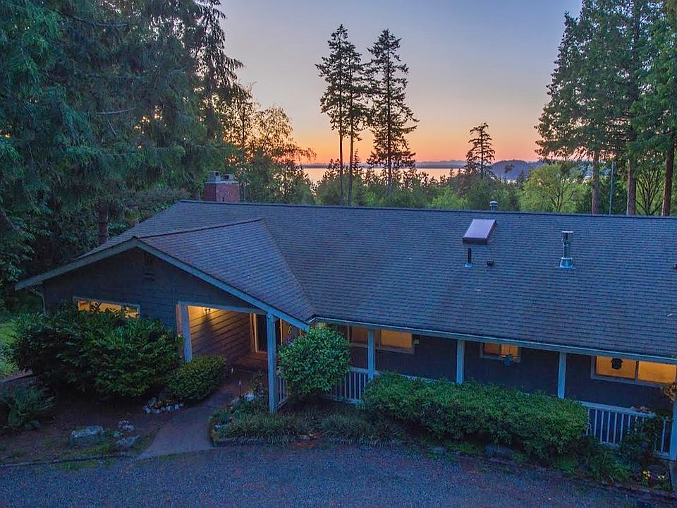Front of House at Sunset