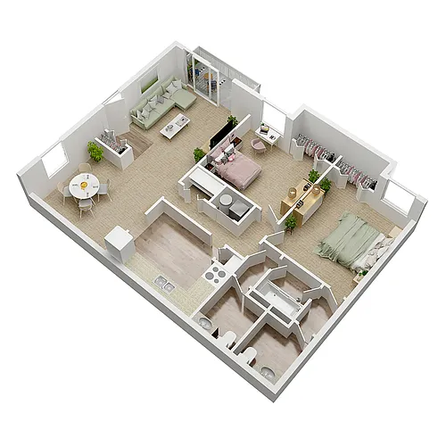 Floor plan Earhart