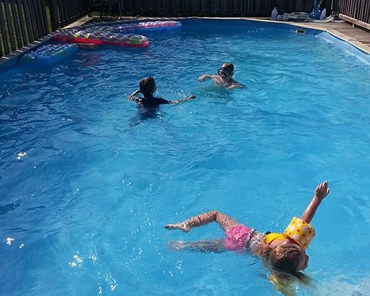 3.5 feet - 6.5 feet deep