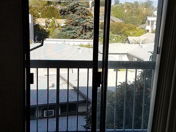 Balcony overlooking neighboring units