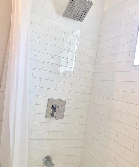 New shower stall
