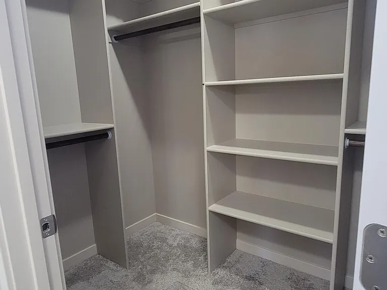 Primary closet