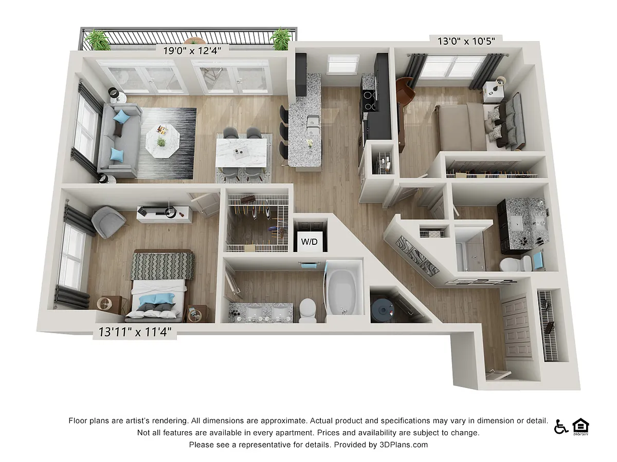Floor plan B3