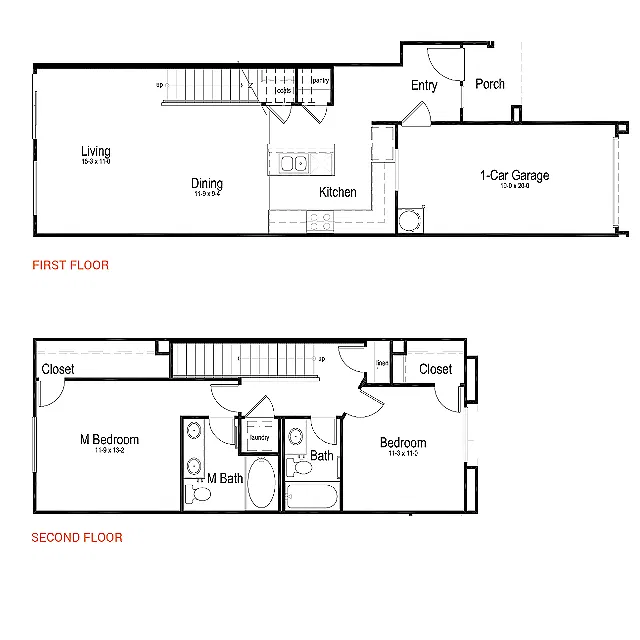 Floor plan Plan 2B