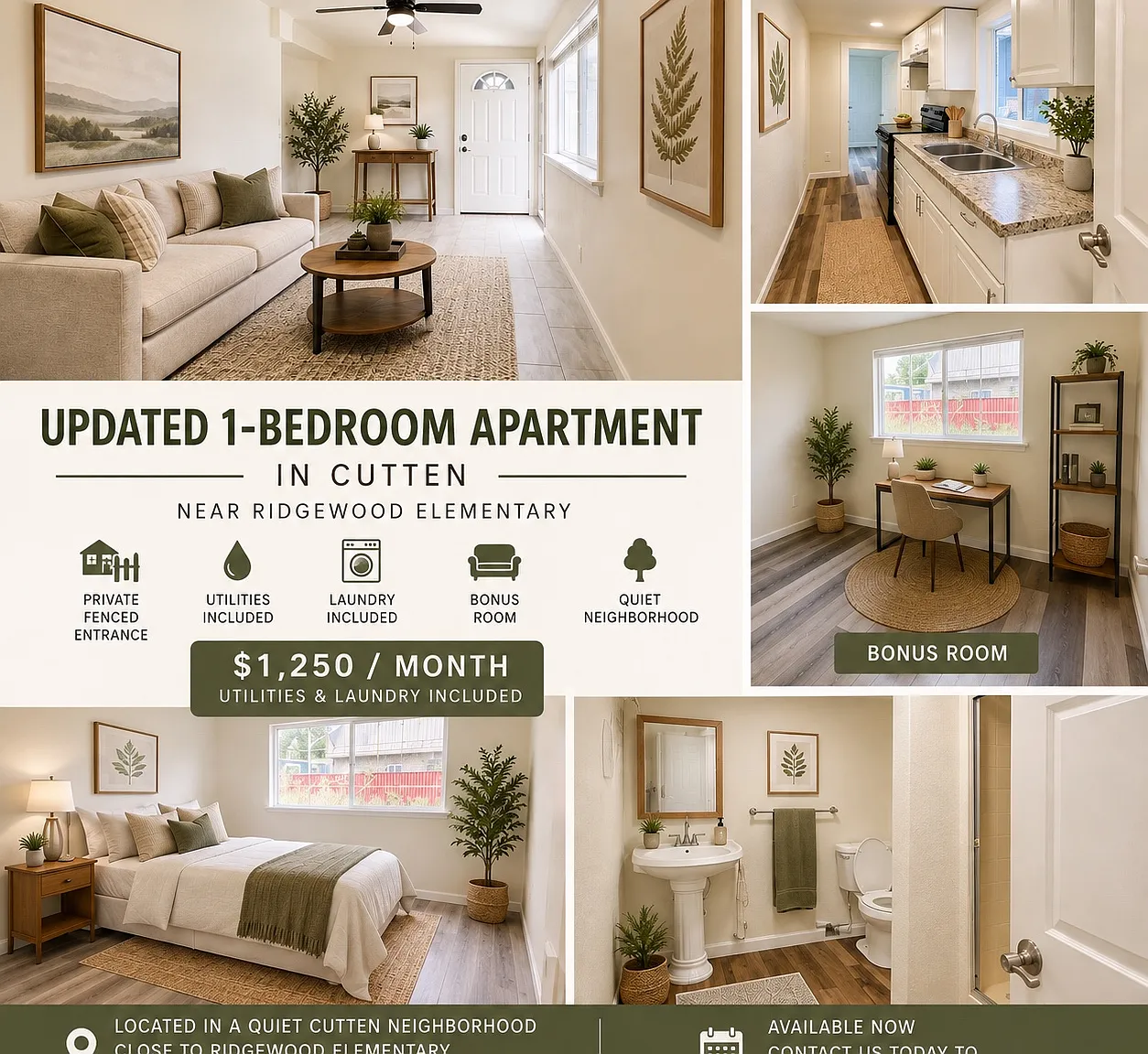 1 bed, 450 sqft, $1,250 — Photo 1