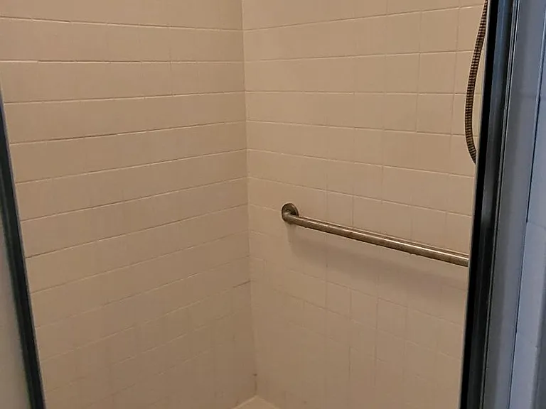 walk in shower in master bath
