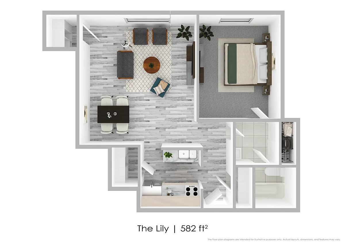 Floor plan The Lily