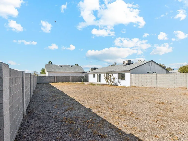 Large yard