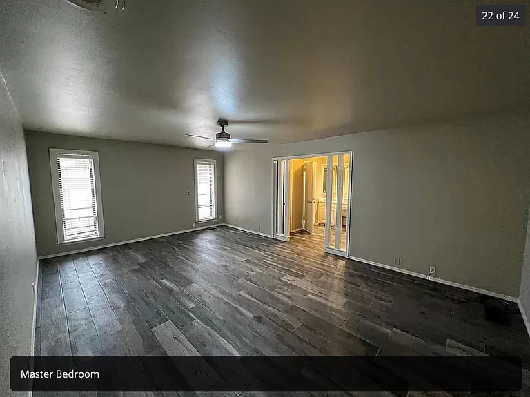 huge primary suite bedroom