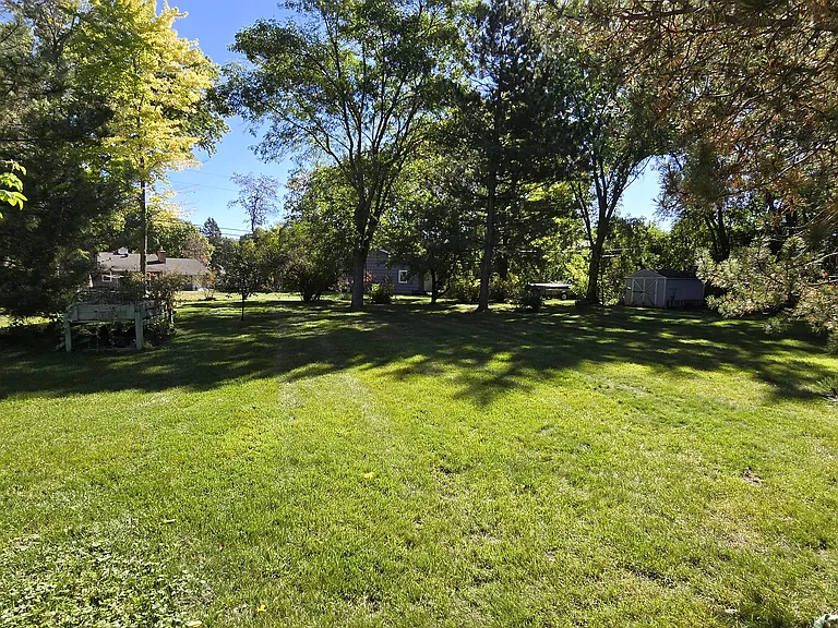 Yard, view from the house