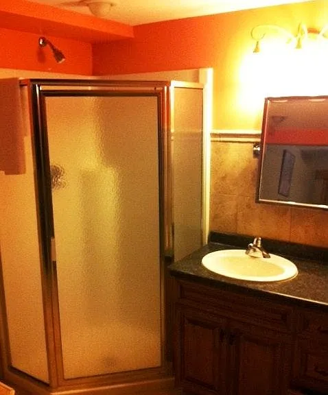 Shower in Master Bath & Upstairs Unit 1 & 2