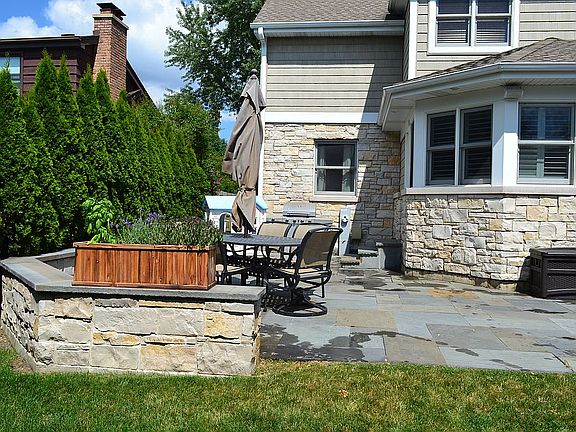 Private Bluestone Patio