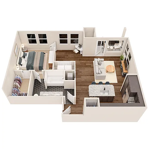 Floor plan San Gabriel