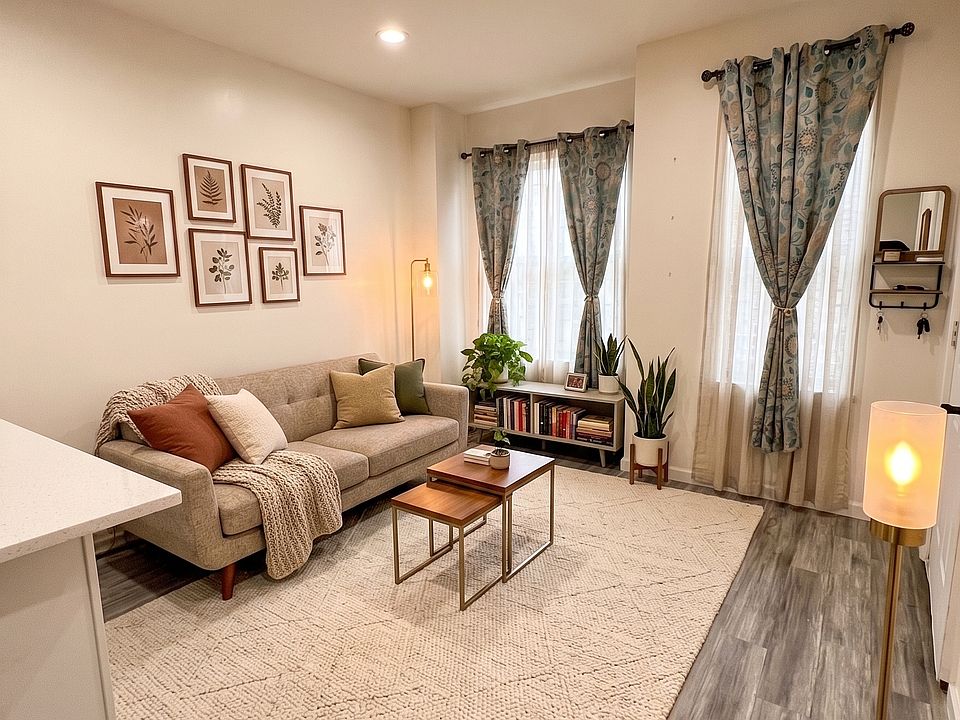 Living Area- This room has been virtually staged using AI to help visualize its layout and design potential.