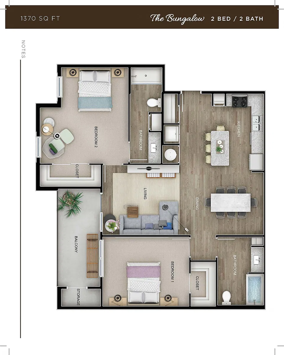 Floor plan The Bungalow