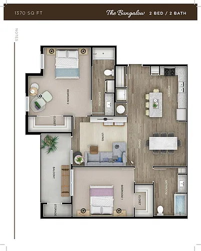 Floor plan The Bungalow