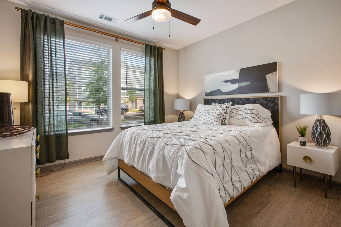 Bedroom with Large Window