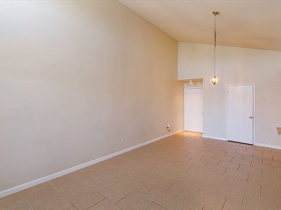 view of Dining area from Living area
