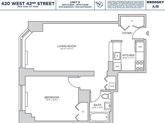 2nd image of 420 W 42nd St APT 37D