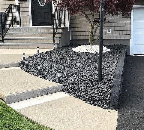 New polished rock walkway