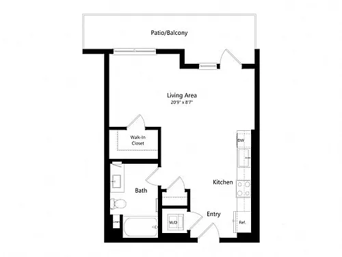 Floor plan 1J