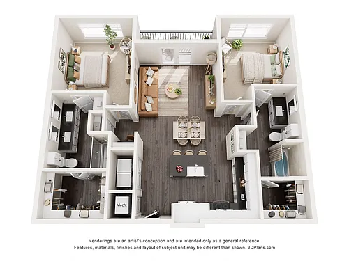 Floor plan B2