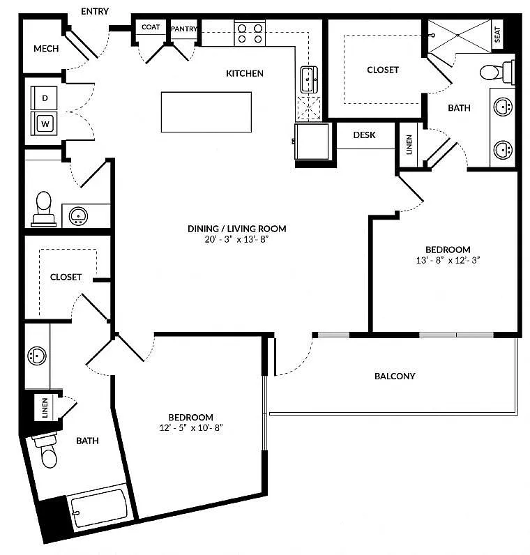 Floor plan B7
