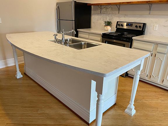 Kitchen island.