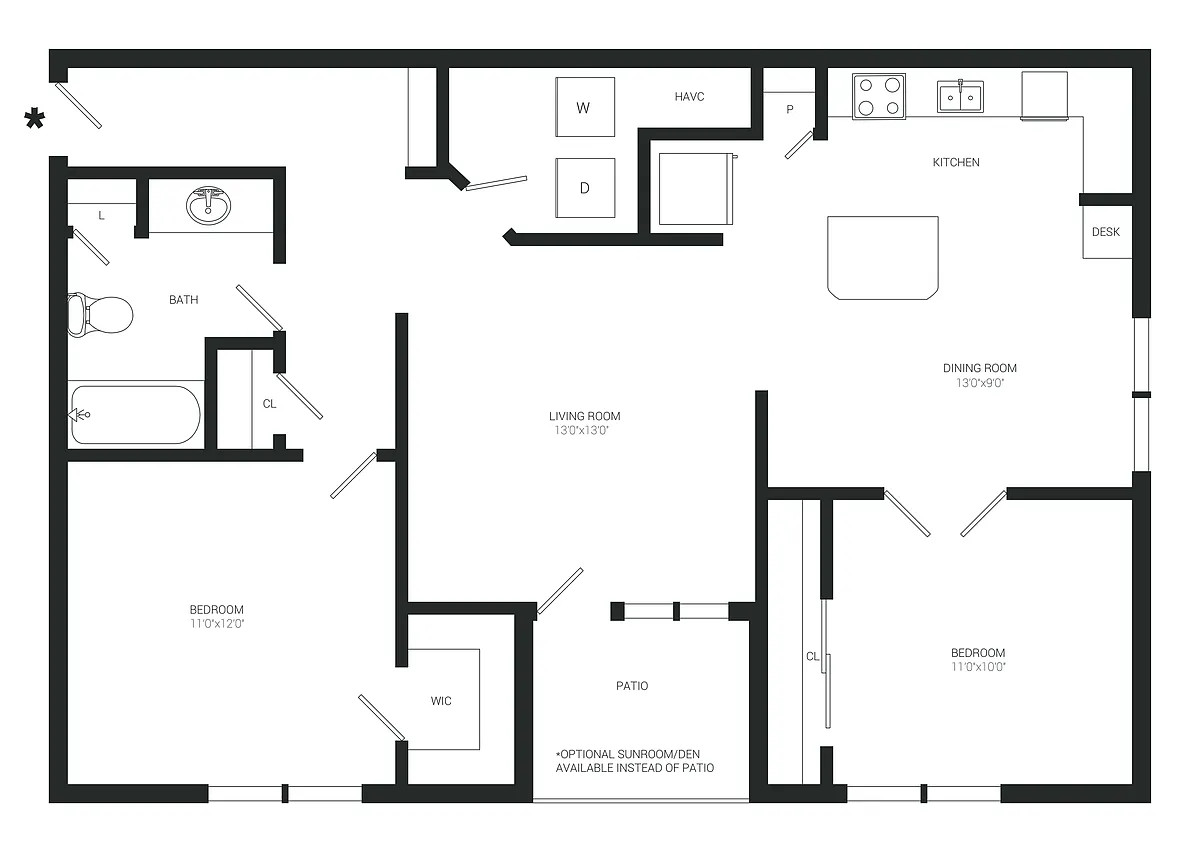 Floor plan Mesquite