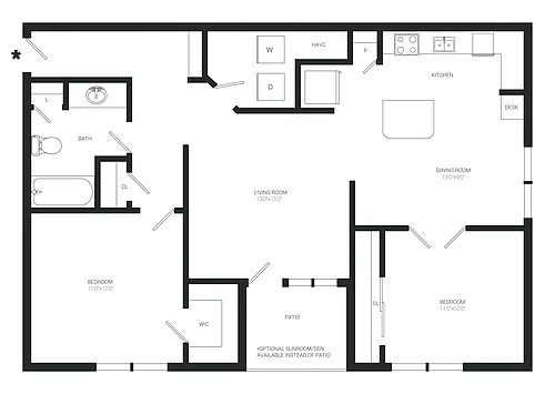 Floor plan Mesquite