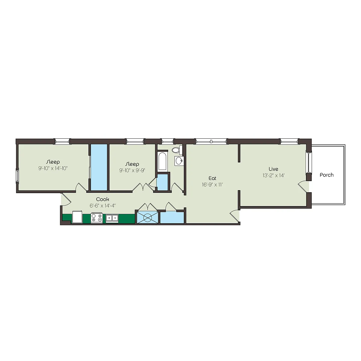 Floor plan para2bC
