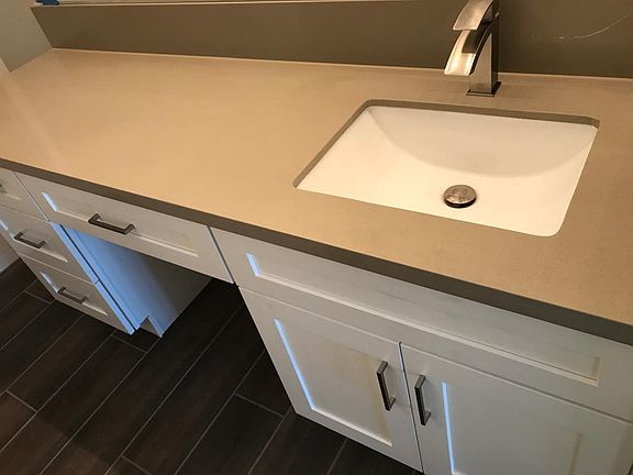 Master Sink with Vanity Area