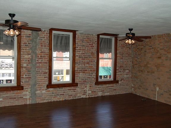 Living room overlooking downtown