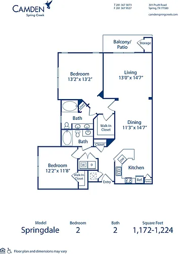 Floor plan Springdale 3