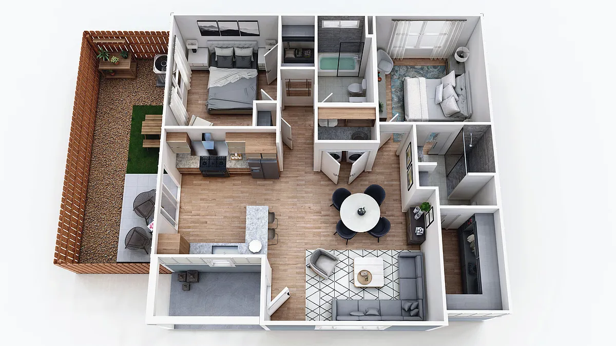 Floor plan B1