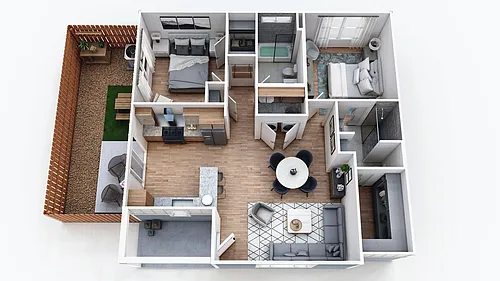 Floor plan B1