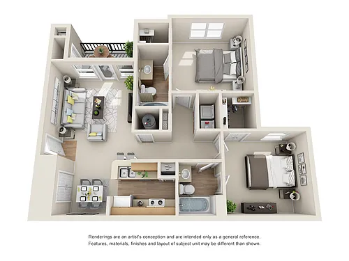 Floor plan Potomac - B2