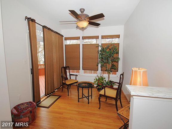 Sunroom w/ custom Bali shades