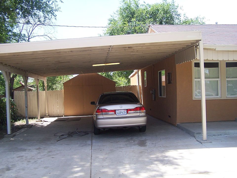 2-car Carport w/ large shed