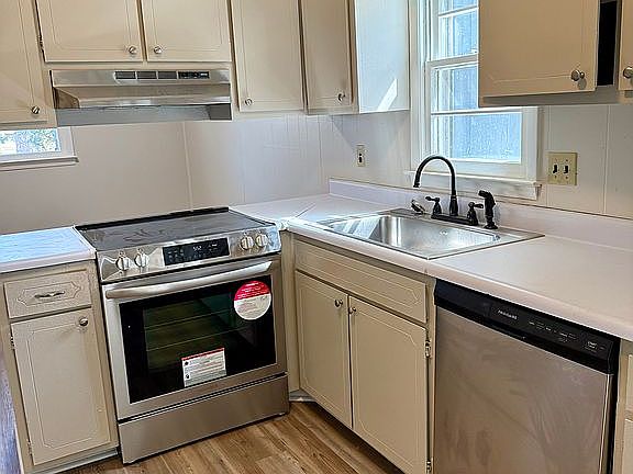 New Range, hood, dishwasher
