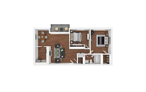 Floor plan Lee - Renovated