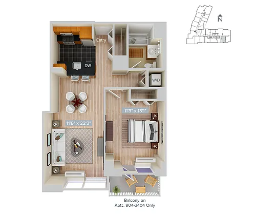 Floor plan Furnished-f-A12-717